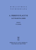 Cover: Saturarum liber - De Gruyter