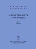 Cover: Saturarum liber - De Gruyter