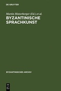 Cover: Byzantinische Sprachkunst - De Gruyter