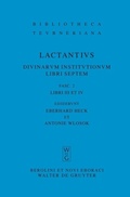 Cover: Libri III et IV - De Gruyter