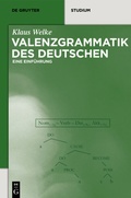 Cover: Valenzgrammatik des Deutschen - De Gruyter