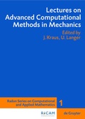 Cover: Lectures on Advanced Computational Methods in Mechanics - De Gruyter