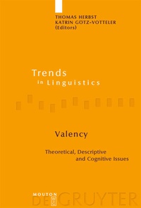 Abbildung von: Valency - De Gruyter Mouton
