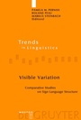 Cover: Visible Variation - De Gruyter Mouton