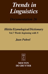Abbildung von: Jaan Puhvel: Hittite Etymological Dictionary / Words beginning with N - De Gruyter Mouton