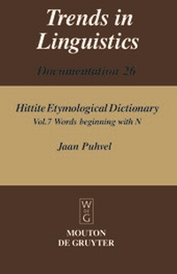 Abbildung von: Jaan Puhvel: Hittite Etymological Dictionary / Words beginning with N - De Gruyter Mouton