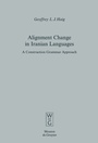 Cover: Alignment Change in Iranian Languages - De Gruyter Mouton