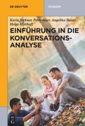 Cover: Einf&uuml;hrung in die Konversationsanalyse - De Gruyter
