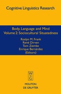 Cover: Body, Language and Mind / Sociocultural Situatedness - De Gruyter Mouton