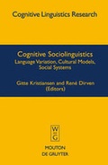 Cover: Cognitive Sociolinguistics - De Gruyter Mouton