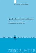 Cover: Q-Adverbs as Selective Binders - De Gruyter Mouton