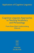 Cover: Cognitive Linguistic Approaches to Teaching Vocabulary and Phraseology - De Gruyter Mouton