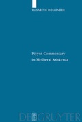 Cover: Piyyut Commentary in Medieval Ashkenaz - De Gruyter
