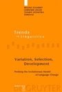 Cover: Variation, Selection, Development - De Gruyter Mouton