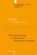 Cover: The Noun Phrase in Functional Discourse Grammar - De Gruyter Mouton