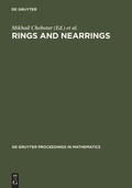 Cover: Rings and Nearrings - De Gruyter