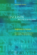 Cover: Anglicisms in German - De Gruyter