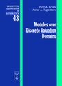 Cover: Modules over Discrete Valuation Domains - De Gruyter