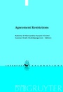 Cover: Agreement Restrictions - De Gruyter Mouton