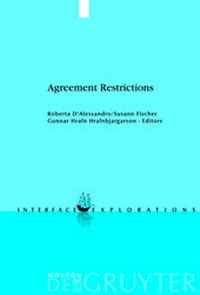 Enlarge image Cover: Agreement Restrictions - De Gruyter Mouton