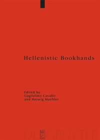 Enlarge image Cover: Hellenistic Bookhands - De Gruyter