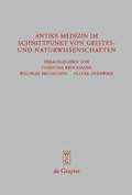 Cover: Antike Medizin im Schnittpunkt von Geistes- und Naturwissenschaften - De Gruyter