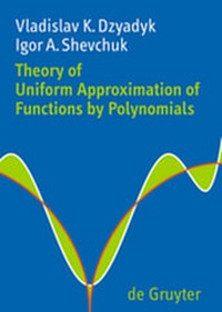 Abbildung von: Theory of Uniform Approximation of Functions by Polynomials - De Gruyter