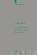 Abbildung von: Solus Deus - De Gruyter