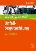 Cover: Unfallbegutachtung - De Gruyter