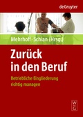 Cover: Zur&uuml;ck in den Beruf - De Gruyter