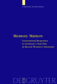 Enlarge image Cover: Memory Matters - De Gruyter
