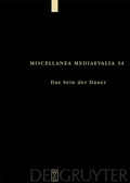 Cover: Das Sein der Dauer - De Gruyter