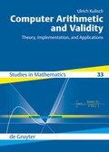 Cover: Computer Arithmetic and Validity - De Gruyter