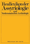 Cover: Reallexikon der Assyriologie und Vorderasiatischen Arch&auml;ologie. Bd 12/Lieferung 7/8 - De Gruyter