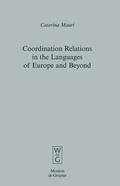 Cover: Coordination Relations in the Languages of Europe and Beyond - De Gruyter Mouton