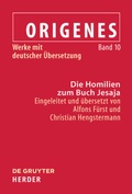 Cover: Die Homilien zum Buch Jesaja - De Gruyter