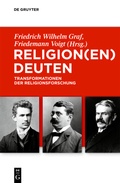 Cover: Religion(en) deuten - De Gruyter