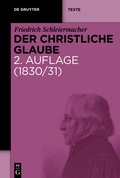 Cover: Der christliche Glaube - De Gruyter