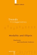 Cover: Modality and Ellipsis - De Gruyter Mouton