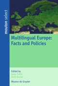 Cover: Multilingual Europe - De Gruyter Mouton
