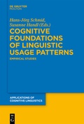 Cover: Cognitive Foundations of Linguistic Usage Patterns - De Gruyter Mouton