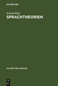Cover: Sprachtheorien - De Gruyter
