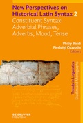 Cover: Constituent Syntax: Adverbial Phrases, Adverbs, Mood, Tense - De Gruyter Mouton