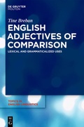Cover: English Adjectives of Comparison - De Gruyter Mouton