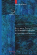 Cover: Speech and Thought Representation in English - De Gruyter Mouton