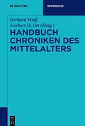 Cover: Handbuch Chroniken des Mittelalters - De Gruyter