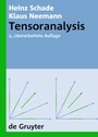 Cover: Tensoranalysis - De Gruyter