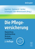 Cover: Die Pflegeversicherung - De Gruyter