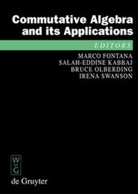 Abbildung von: Commutative Algebra and its Applications - De Gruyter