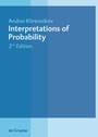 Cover: Interpretations of Probability - De Gruyter
